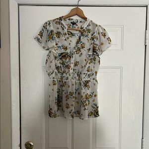 Floral Print Women's Top